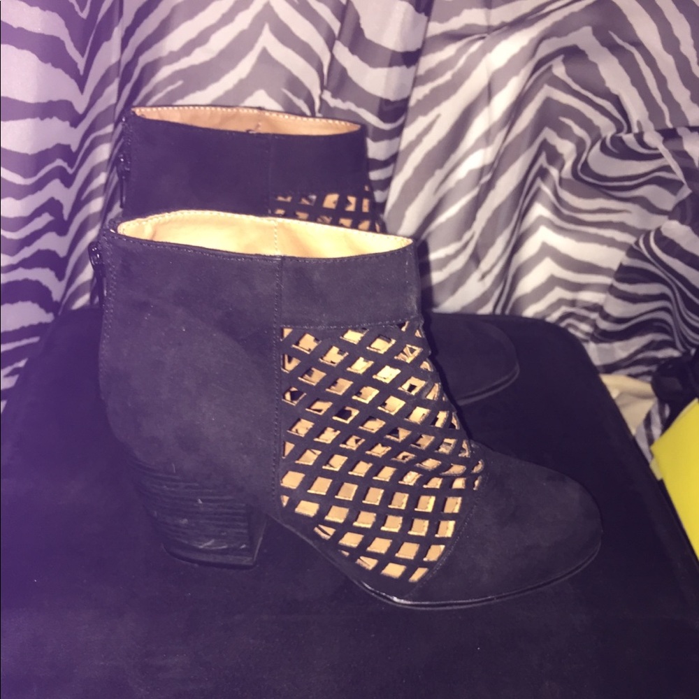 Caged booties